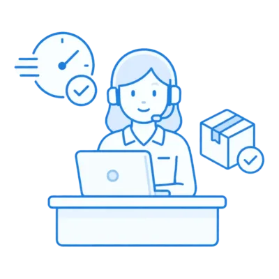Requests handled online rather than by phone and email